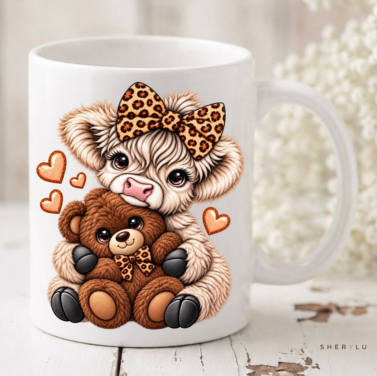 Tasse Highland Kuh Leostyle - Kollektion