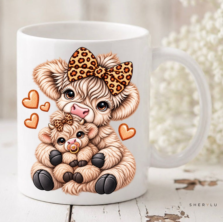 Tasse Highland Kuh Leostyle - Kollektion