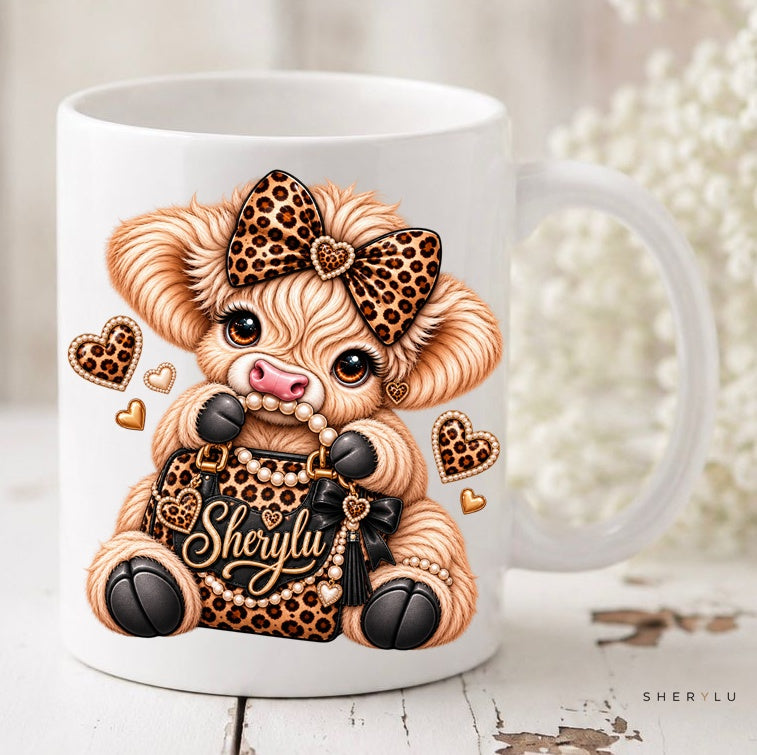 Tasse Highland Kuh Leostyle - Kollektion