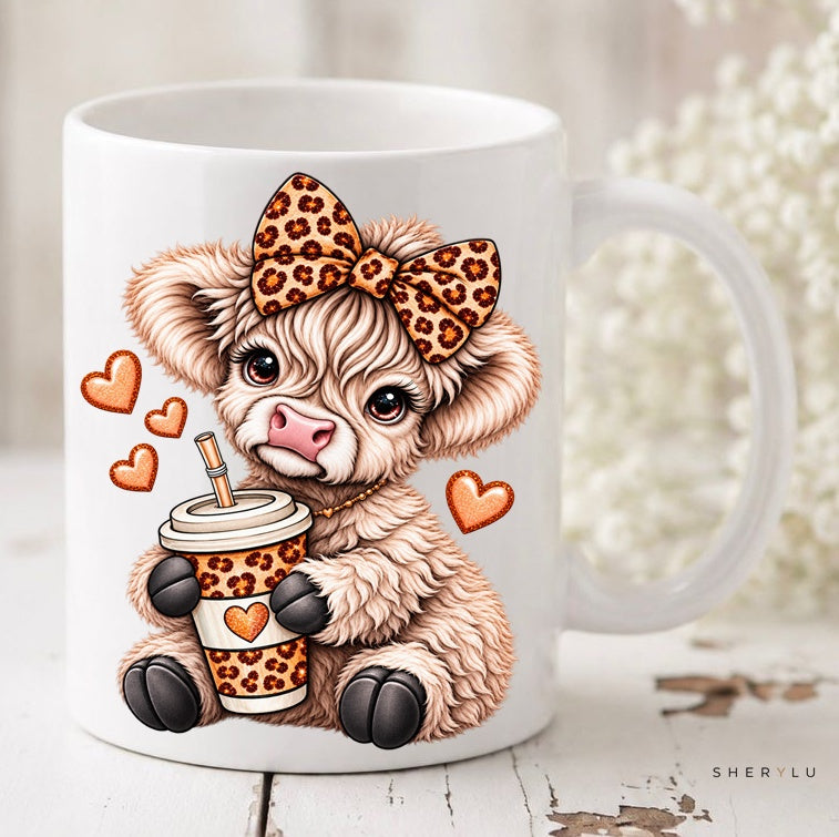 Tasse Highland Kuh Leostyle - Kollektion
